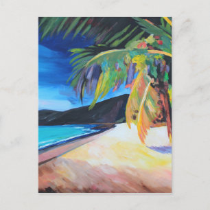 strand op Magen's Bay St Thomas US Maagdeneilanden Briefkaart