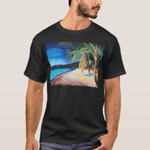 strand op Magen's Bay St Thomas US Maagdeneilanden T-shirt