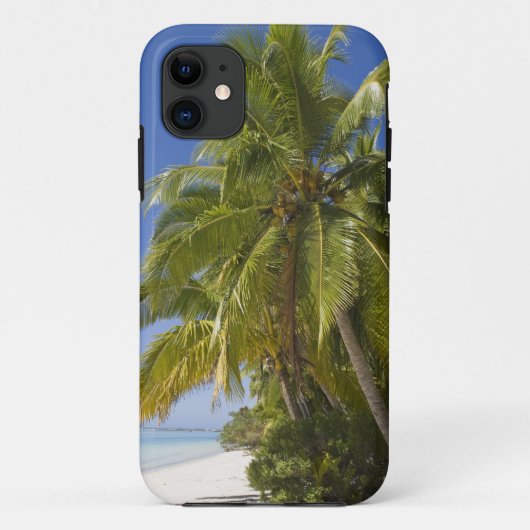 Strand op One Foot-eiland, Aitutaki, Cookeilanden Case-Mate iPhone Case (Achterkant)