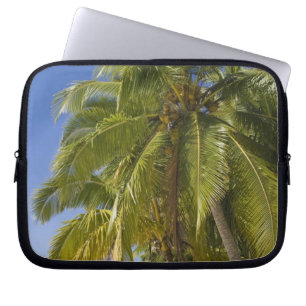 Strand op One Foot-eiland, Aitutaki, Cookeilanden Laptop Sleeve