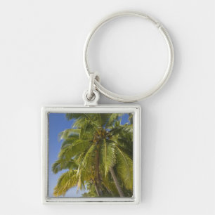 Strand op One Foot-eiland, Aitutaki, Cookeilanden Sleutelhanger