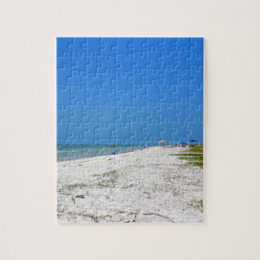 strand op Sanibel Island Legpuzzel (Verticaal)