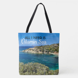 strand op Sardinië met turkooiswater Tote Bag