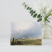 strand op Shoreham Briefkaart (Staand voorkant)