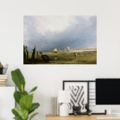 strand op Shoreham Poster (Thuiskantoor)