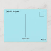 strand op Zanzibar Tanzania Briefkaart (Achterkant)