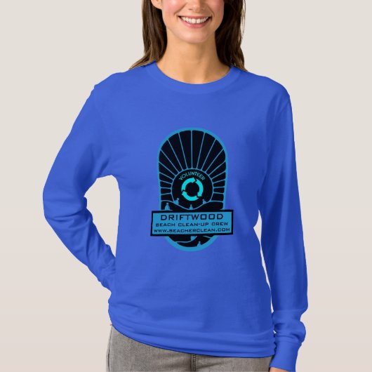 Strand Opruim Vrijwilligers Team T-shirt (Voorkant)