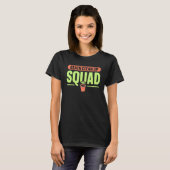 Strand opruimen squad stranden schoonmaken kust t-shirt (Voorkant volledig)