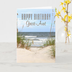 Strand Oudoom Verjaardag Kaart