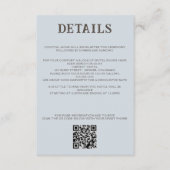 Strand Paar QR Code en Details Informatiekaartje (Voorkant)