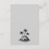 Strand Paar QR Code en Details Informatiekaartje (Achterkant)