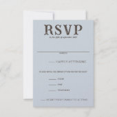 Strand Paar Voedsel Keuzen RSVP Kaartje (Voorkant)