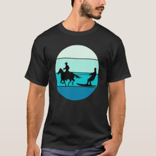 Strand Paard Surfen Paardensport Wakeboarden Water T-shirt