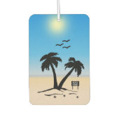 Strand Palm Bomen Zonnig Luchtverfrisser (Voorkant)