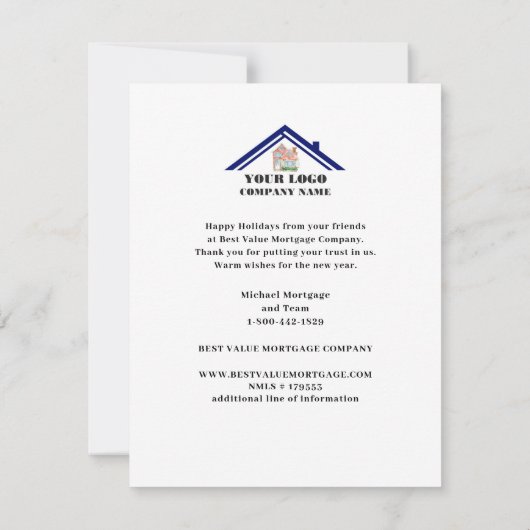 Strand Palm Flamingo Zakelijk Budget Feestdagen Ka Aankondiging (Achterkant)