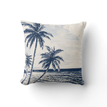 Strand Palm Tree Decoratieve Kussen