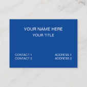 Strand Palm Tree Realtor Beach Visitekaartje (Achterkant)