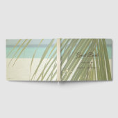 Strand Palmbladeren Harten Trouwdag Gastenboek (Volledig)