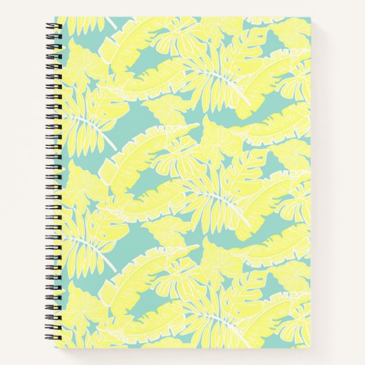 Strand palmbladeren notitieboek (Voorkant)