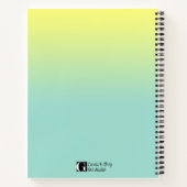 Strand palmbladeren notitieboek (Achterkant)