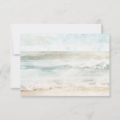 Strand palmen liefde en bedankt tropisch (Achterkant)