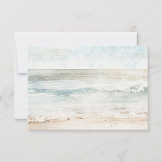 Strand palmen liefde en bedankt tropisch (Achterkant)