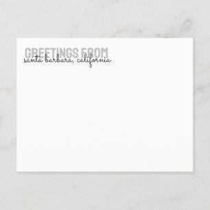 Strand Paraplu Vakantiehuis - Briefkaart