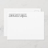 Strand Paraplu Vakantiehuis - Briefkaart (Voorkant / Achterkant)