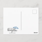 Strand Paraplu Vakantiehuis - Briefkaart (Achterkant)