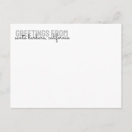 Strand Paraplu Vakantiehuis - Briefkaart