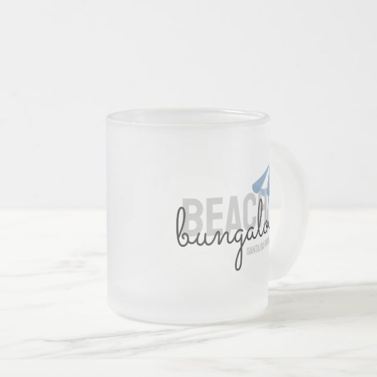 Strand Paraplu Vakantiehuis - Frosted Mok (Voorkant rechts)