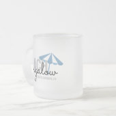 Strand Paraplu Vakantiehuis - Frosted Mok (Voorkant links)