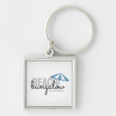 Strand Paraplu Vakantiehuis - Sleutelhanger (Voorkant)