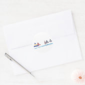 Strand Paraplu's Sticker (Envelop)