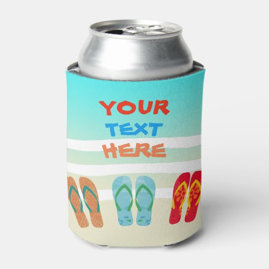 Strand Party Custom Blikjeskoeler (Blikje Voorkant)