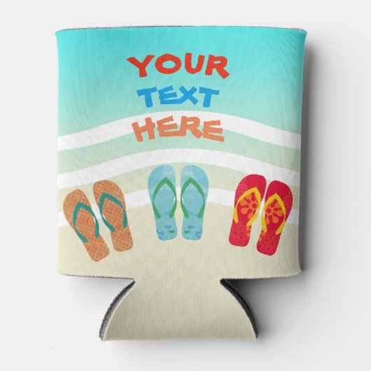 Strand Party Custom Blikjeskoeler (Voorkant)