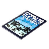 Strand Party Palm Trees Tropical Journal Notitieboek (Linkerzijde)
