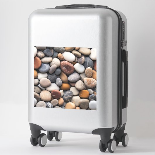 Strand Pebbles Vinyl Sticker (Koffer)