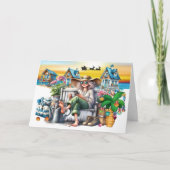 STRAND Persoonlijk, Bedrijf, Vastgoed Kerstmis Kaart (Voorkant)