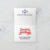 STRAND Persoonlijk, Onroerend goed, Zakelijk Kerst Kaart (Binnen)