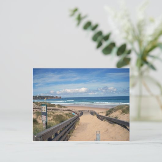 strand - philip - eiland australië briefkaart (Staand voorkant)