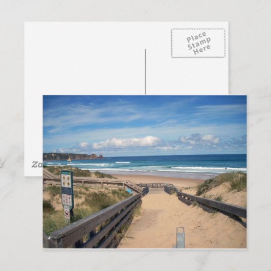 strand - philip - eiland australië briefkaart (Voorkant / Achterkant)