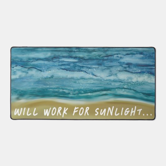 Strand Please Desk Mat (Voorkant)