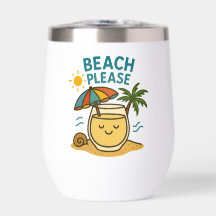 Strand Please Roestvrij staal Wijn Tumbler