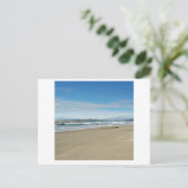 strand - plein briefkaart (Staand voorkant)