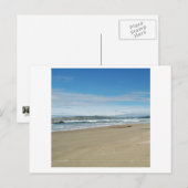strand - plein briefkaart (Voorkant / Achterkant)