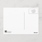 strand - plein briefkaart (Achterkant)
