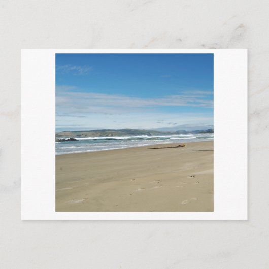 strand - plein briefkaart (Voorkant)