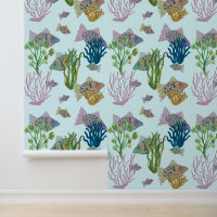 Strand Pop kunst vis en Zee anemonen