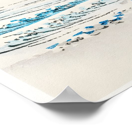 Strand Poster (Hoek)